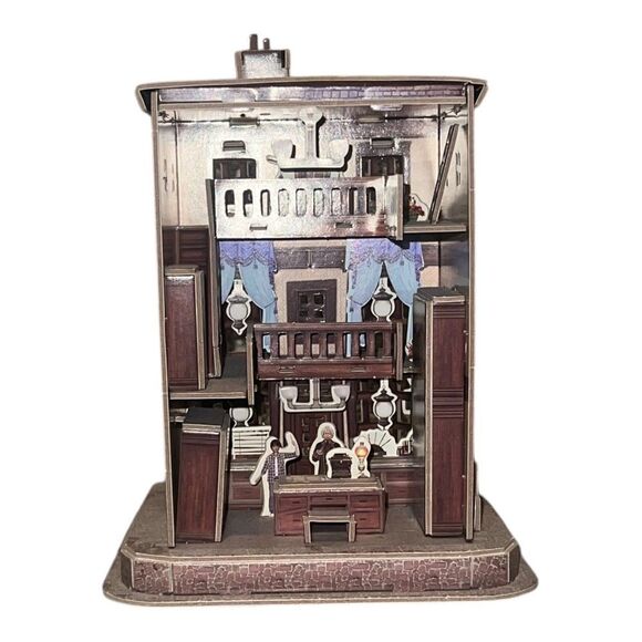 3D Puzzle Harry Potter Ollivanders Wand Shop 66 Pc 3D Jigsaw Assembled - Picture 4 of 9